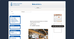 Desktop Screenshot of biblioteca.depourense.es